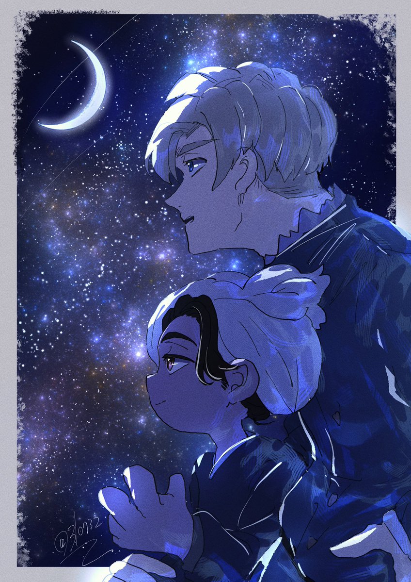310732's tweet photo. #今月描いた絵を晒そう
天幕のジャードゥーガルとチ。🌌 https://t.co/EyQ32EEq0W