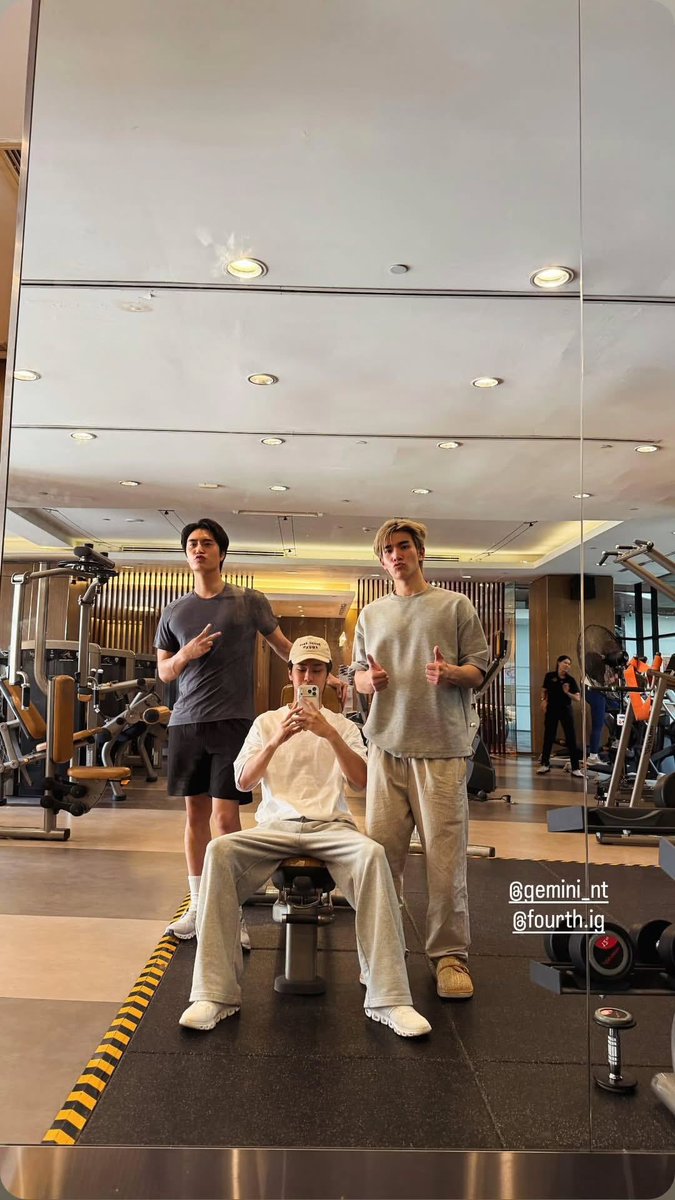Geminint_family's tweet photo. ♊️ IGS Update | gemini_nt , lukeso_

ออกกำลังกายค้าบบ 👀💪🏻🏋️

#Gemini_NT #เจมีไนน์ @gemini_ti https://t.co/c2Fn3LwDAr