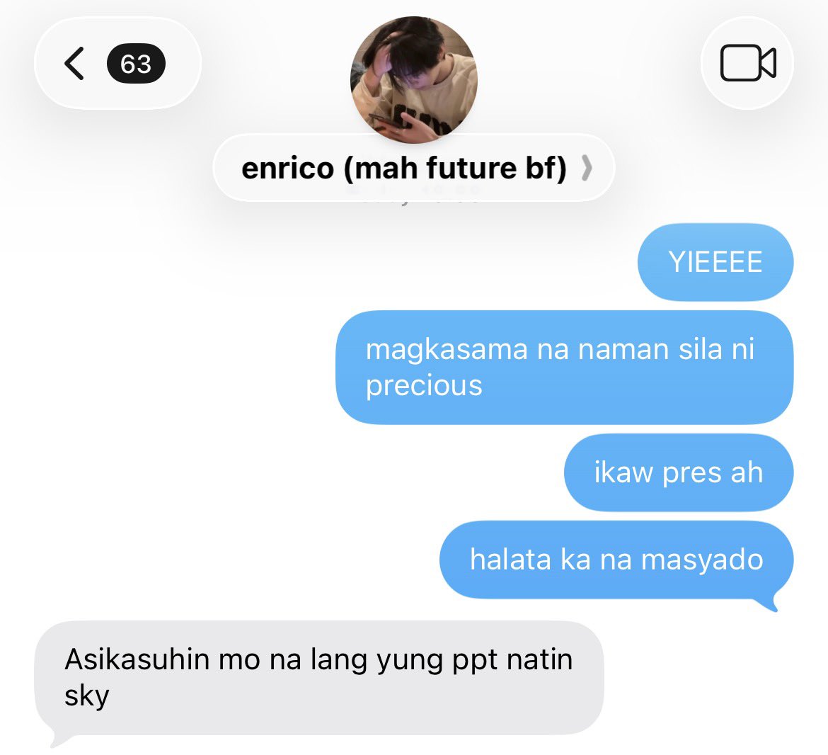 bandwonly's tweet photo. a sunsun au wherein nire ragebait ni sky ang sc president / crush niyang si enrico pero imbis na matuwa eh siya na mismo yung napipikon https://t.co/rVcbdJUfPs