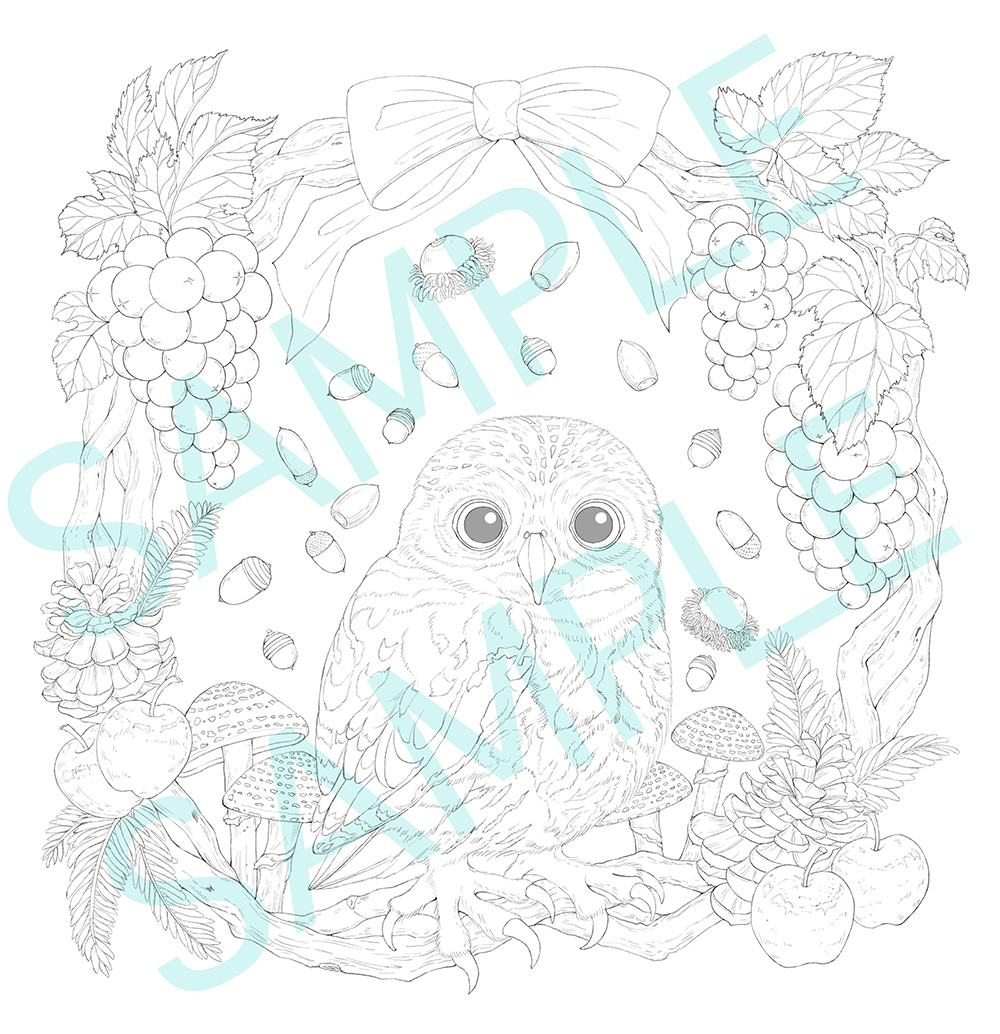 nanarururustar's tweet photo. 【Work】 お仕事の紹介です。 ぬりえBook　四季の花々とかわいい動物たち​ （コスミック出版）
 ８名のイラストレーターによるぬりえBookになります。 
私はチワワ、ポメラニアン、うさぎ（ダッチ）、コキンメフクロウを担当しました。 （書籍のリンクは次のポストへ） https://t.co/Q3dYmHVwiB