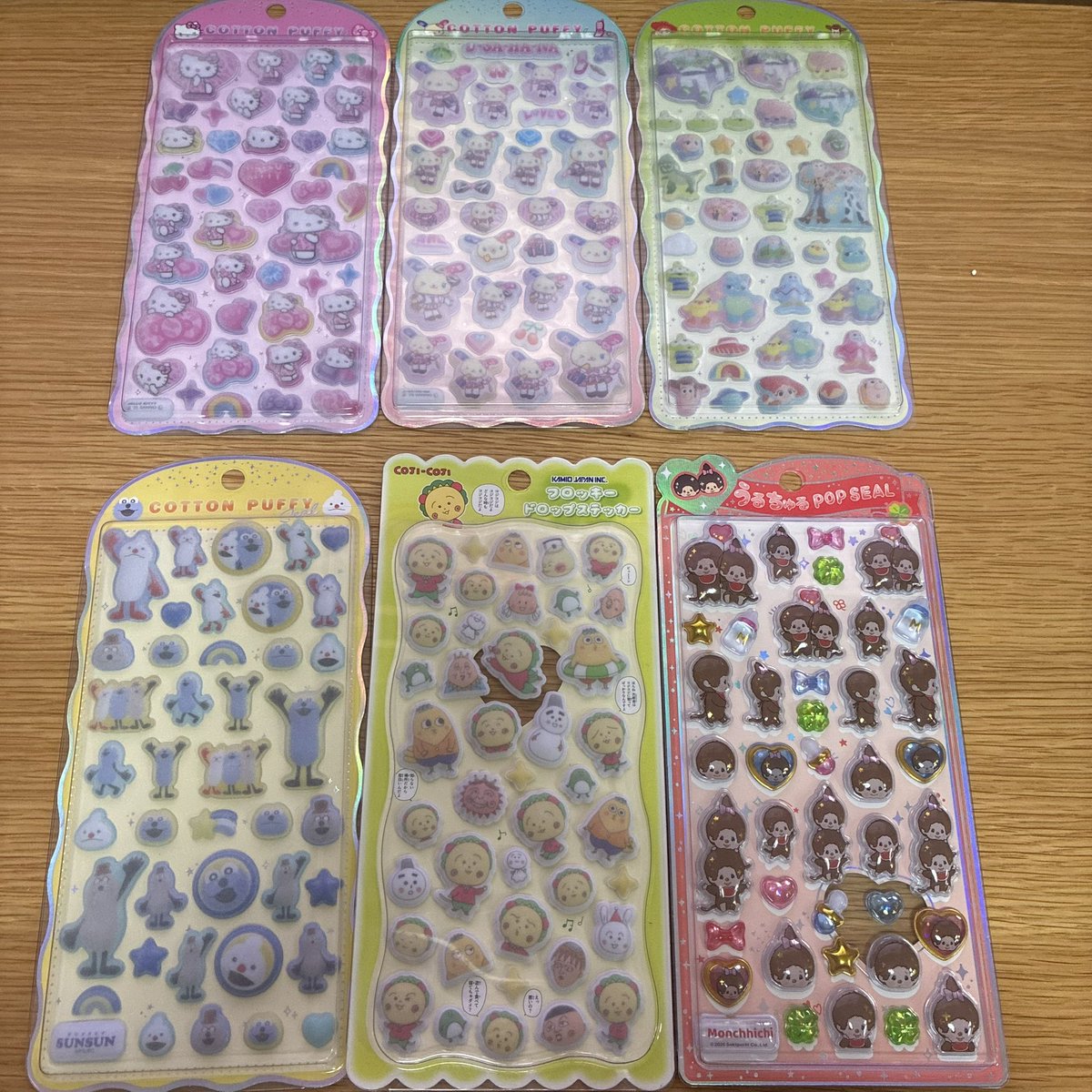 nya_usa_'s tweet photo. うるちゅる　コットンパフィー　プチドロ　シール　譲渡　交換

譲 | 画像3枚(キティ、サンリオ、コジコジ、モンチッチ、スンスン、パワパフ)

求 | 定価＋送料

お気軽にお声掛けください⟡.· https://t.co/p8Xnj9SqcR