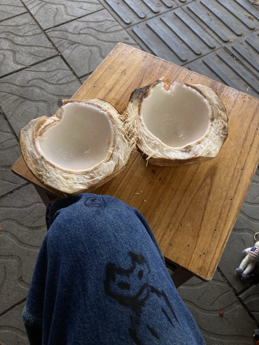 olizaytun's tweet photo. First day in Vietnam 🇻🇳 and the welcome committee is pure tropical 🥭🥥
#Mango&amp; #Coconut hitting different when you’re actually here 🌟 https://t.co/NXNQSvpQaF