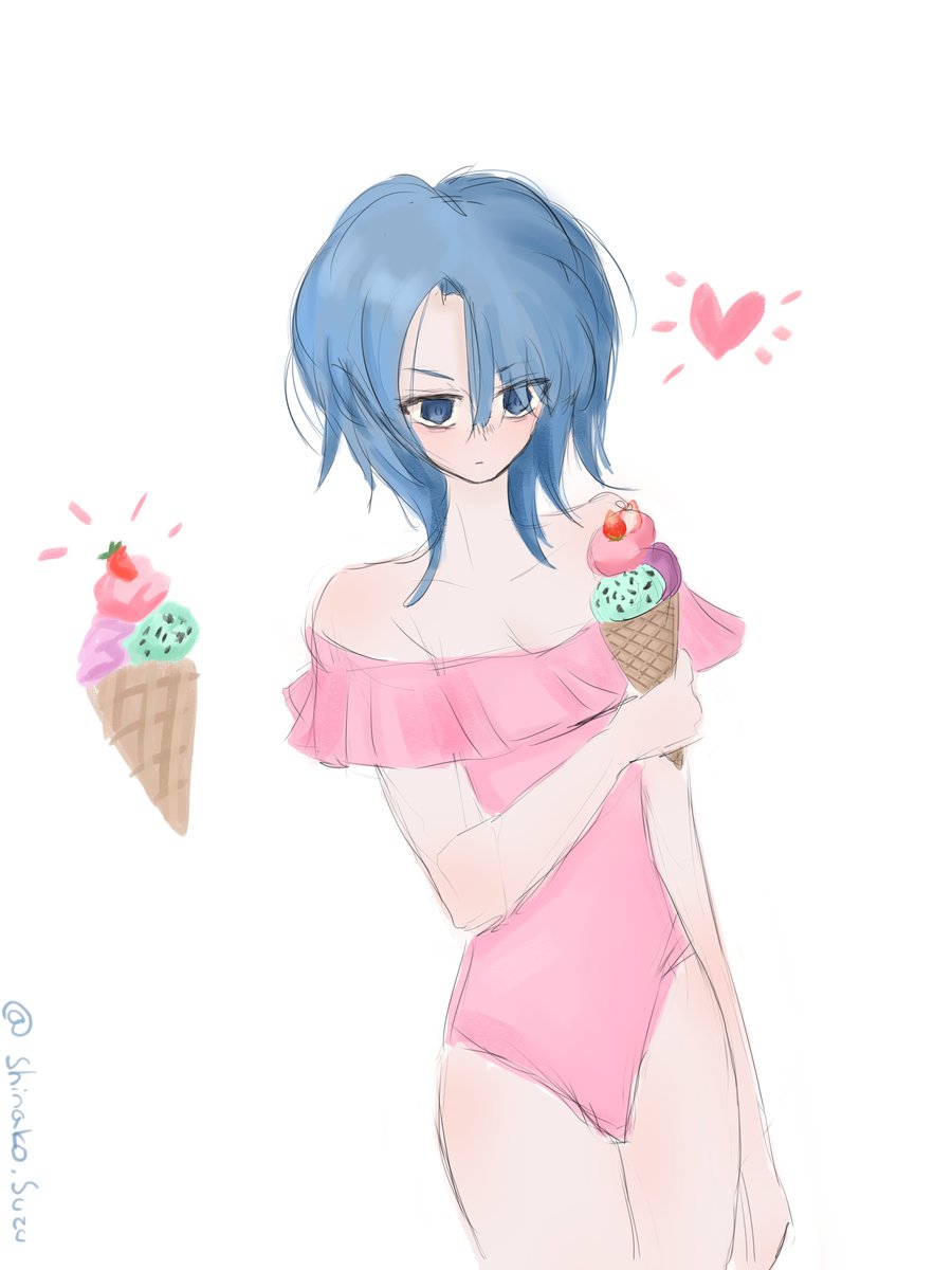 ShinakoSuzu's tweet photo. My entry for the #MonthlyVGenChallenge the topic was Ice (๑>◡<๑) #july #Vgen #fypシ゚viral #art ⸜( ˶>ᴗ<˶)⸝♡ https://t.co/DBkSyg4Kq1