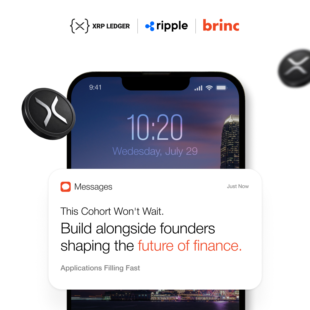 brincvc's tweet photo. The right opportunity at the right time can change the trajectory of a startup.

Behind every successful fintech company is more than a great product. It's the mentors who challenge your thinking, the investors who believe in your vision, the corporate partners who become your first customers, and the ecosystem that helps you scale.

That's exactly what the Brinc × @Ripple Hong Kong Financial Innovation Program (HFIP) is built to provide.

We're looking for founders building practical solutions across:
• Payments & FX
• Financial Infrastructure
• Trade Finance
• AI-Powered Financial Systems

Selected startups will gain access to:

• Mentorship from experienced founders and industry leaders
• Introductions to investors, corporates, and ecosystem partners
• Strategic support with partnerships and market expansion
• The opportunity to apply for non-dilutive grant funding

If you're building technology that can redefine how financial services operate, this is your chance to accelerate alongside founders solving some of the industry's biggest challenges.

Applications are open, but the next cohort is filling fast.

Apply before the application window closes!

[https://t.co/xWvcdIoTVA]