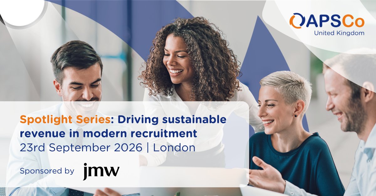 APSCo_org's tweet photo. Spotlight Series: Driving Sustainable Revenue in Modern Recruitment 📈

Join us on 23rd Sept to explore how recruitment businesses can create lasting commercial success.

Secure your place today: https://t.co/AsBd18AOgF https://t.co/r8XNQzOioG