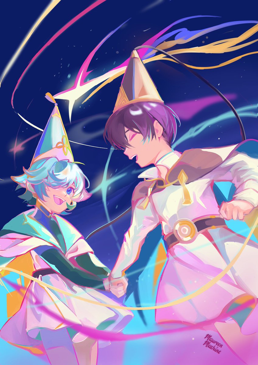 MaureenMachine's tweet photo. Always and forever ✨🎆 #witchhatatelier #とんがり帽子のアトリエ https://t.co/xvlyYdkBJB