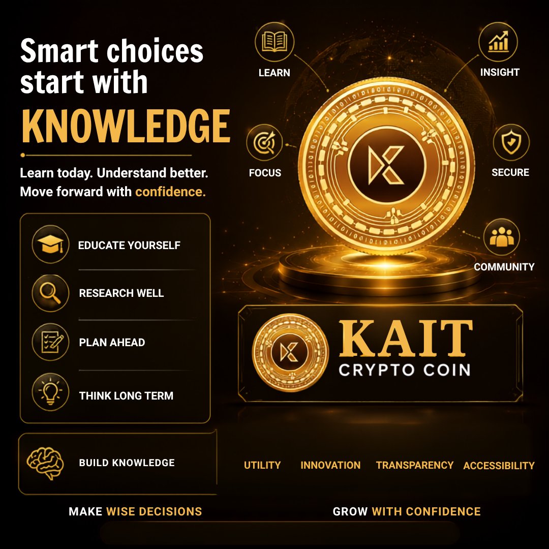 Kairaa360's tweet photo. Knowledge comes first.
Learning, researching, and understanding blockchain technology can help you navigate the evolving digital landscape with greater confidence.
📚 Learn. 🔍 Research. 💡 Stay informed.
#Blockchain #LearnBlockchain #Web3 #DigitalInnovation #TechEducation https://t.co/h4kLzp8wfB