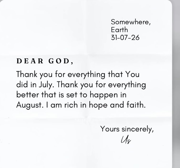 Ologunodunayo1's tweet photo. July 31st… Grateful 🥳 https://t.co/RejXlSTUfW