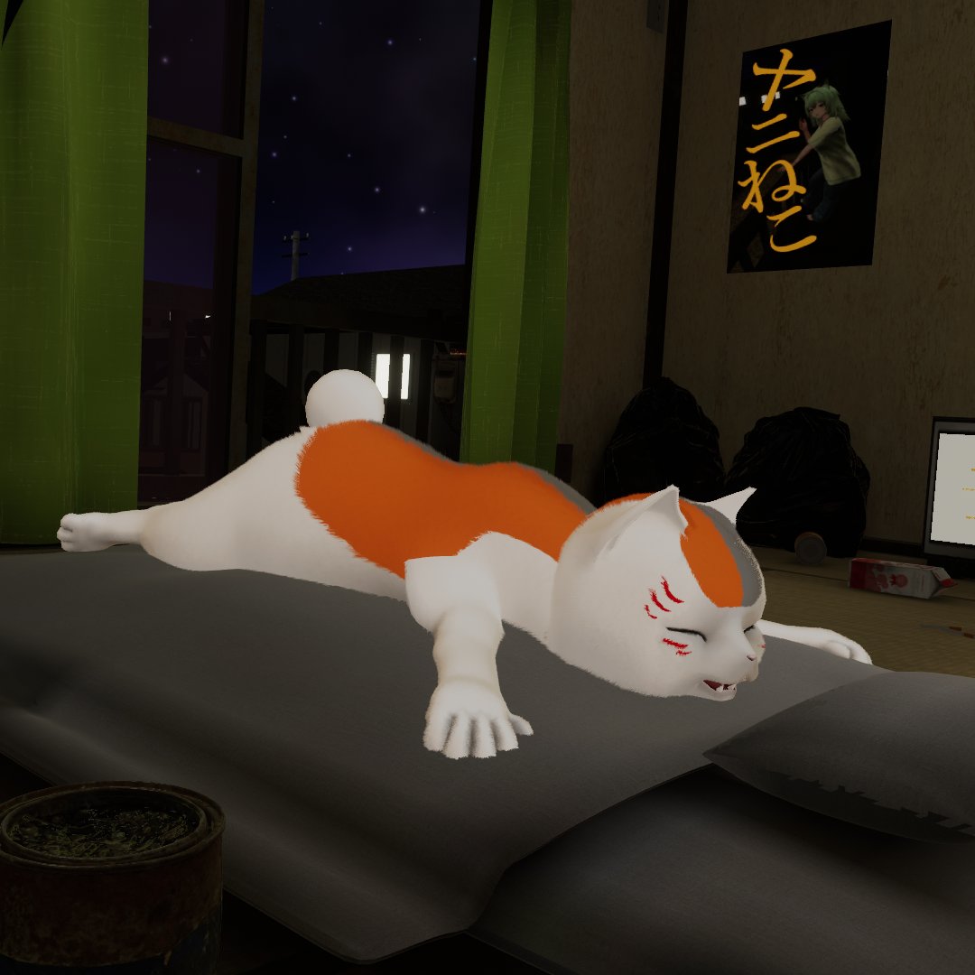 hatinosubonba's tweet photo. 耳も完成＾＾ニャンコ先生！
ヤニねこ面白いから毎週の楽しみ

＃にゃにゃまる3D　＃ニャンコ先生 https://t.co/eJEP9TnQEN