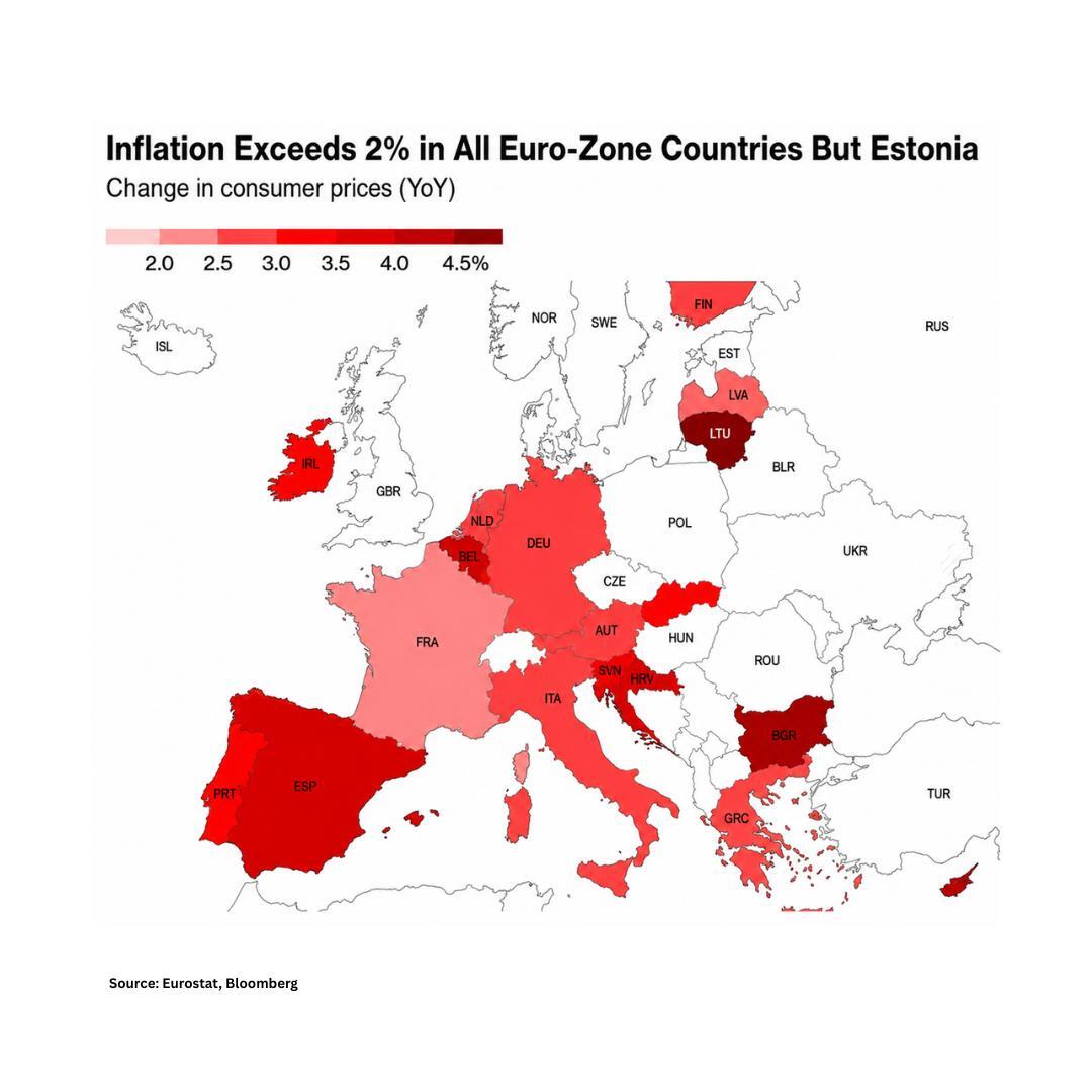 Cointelegraph's tweet photo. 🇪🇺 NEW: Eurozone inflation rose to 2.9% in July from 2.8% as higher oil prices pushed up energy costs. https://t.co/PbAvqRFYoT