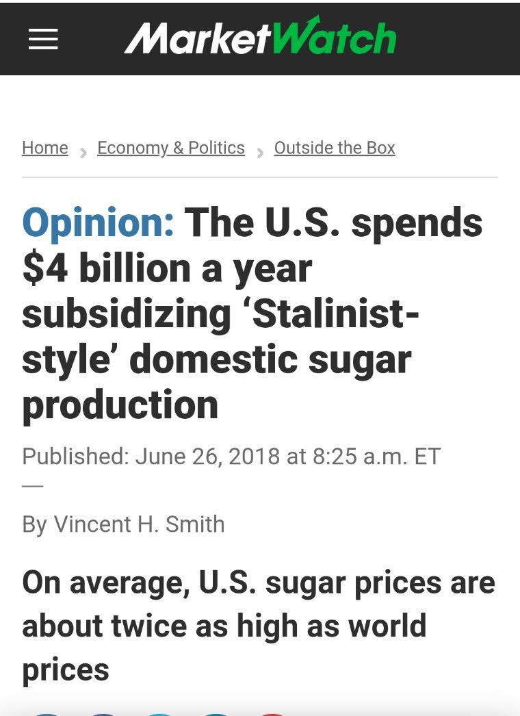KnittingNow1's tweet photo. @SugarAlliance @KMVTNews Quit your whining!  Taxpayers are the ones getting screwed! https://t.co/u5G69cKC4Q