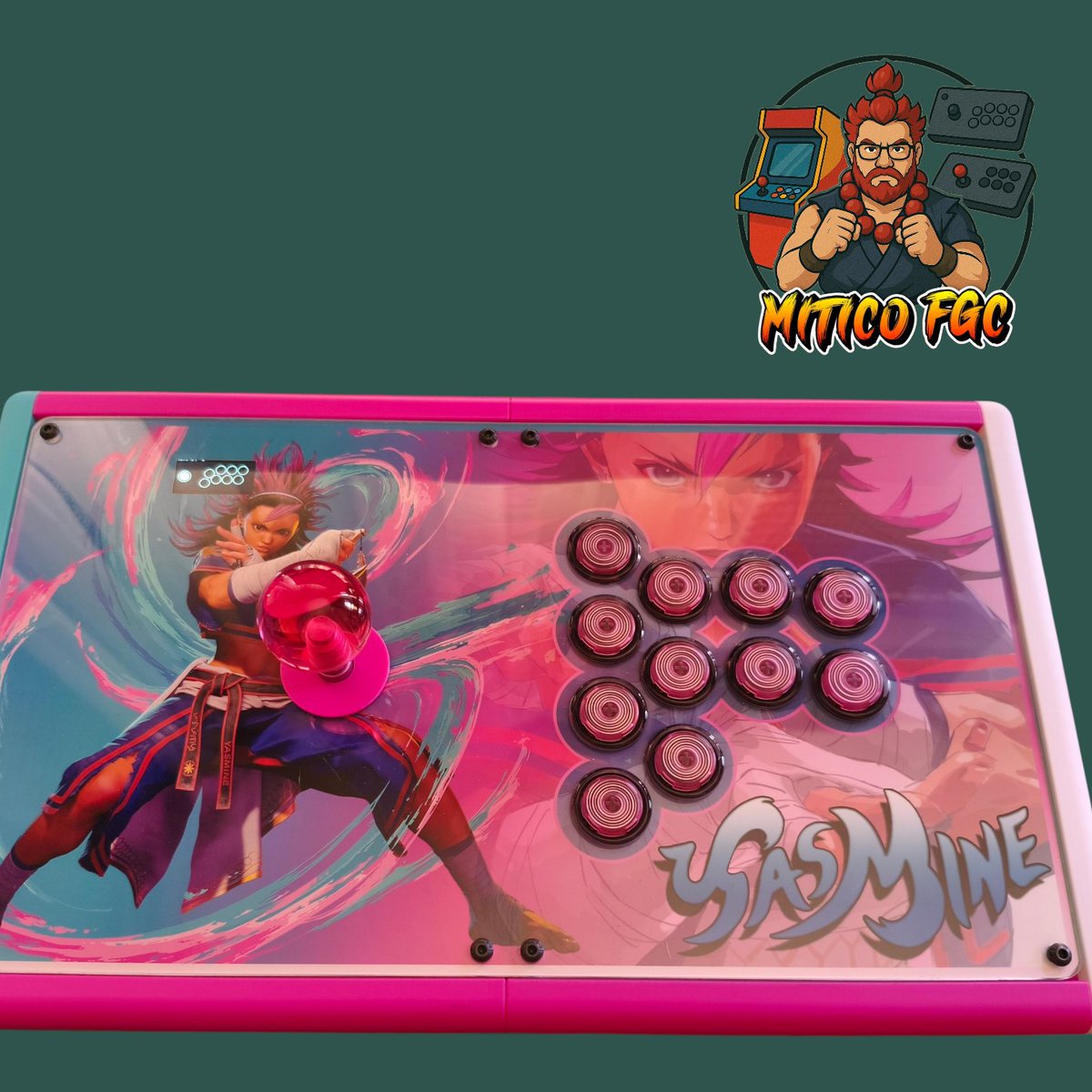 MiticoFGC's tweet photo. Now that Yasmine is near to jump into the roster I've been able to finish this. Something was wrong with the neutrik and one defective button but finally find out and could count this as finished!
#fightstickfriday #fightstickeveryday #yasmine https://t.co/aDB9ciMR6H