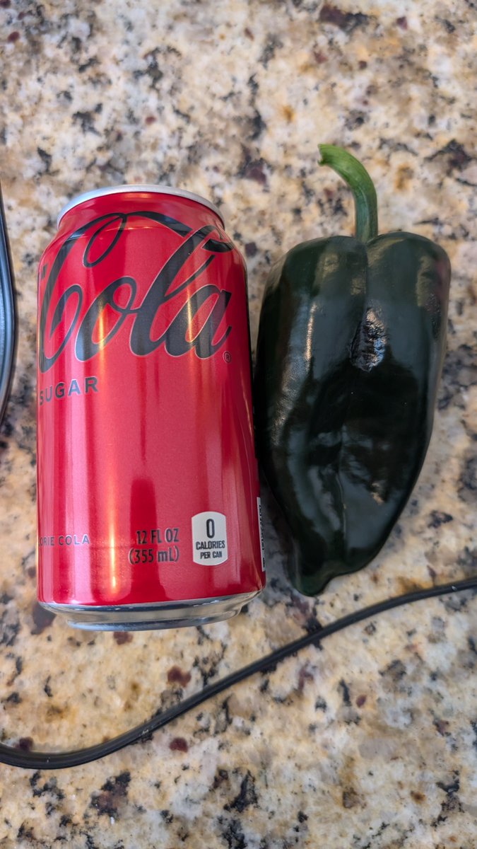 ThacHastur's tweet photo. I got a big ah pablano pepper  can for reference https://t.co/QuQmOapBUI