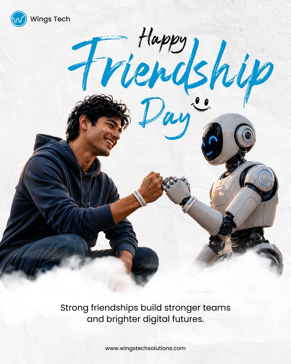 wingstech's tweet photo. 🤝💙 Great friendships inspire great innovations.
Here's to the bonds that build stronger teams, spark creativity, and shape a brighter digital future.

Happy Friendship Day!

#WingsTech #TechLife #HappyFriendshipDay #FriendshipDay #Teamwork #Innovation #DigitalFuture https://t.co/mmhN2Vy4Pi