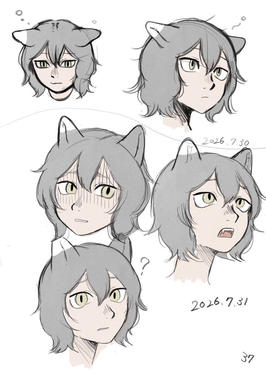 sawaraomusubi's tweet photo. 落書き
日によって全然タッチとか違うな... https://t.co/jvgIwd5alA