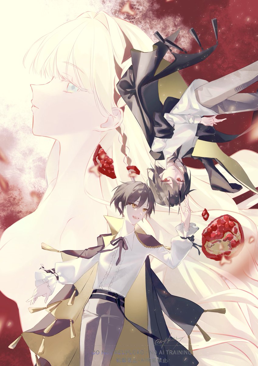 cyk03_'s tweet photo. #oc #illustration  #花終にて 
「運命の子ら」 https://t.co/EIZCXnKI0r