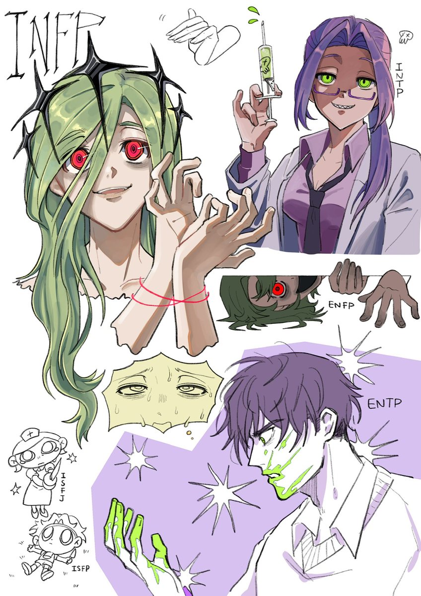 65__lo's tweet photo. 😈ちょっとdarkなmbtiイラスト🔪 https://t.co/ZEG2n96WYU