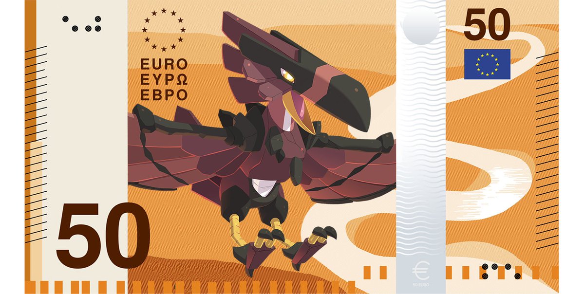 PlayTemtem's tweet photo. The euro banknotes are being replaced and we have a proposal for the birds category👀 https://t.co/rY3Ndp9nhr