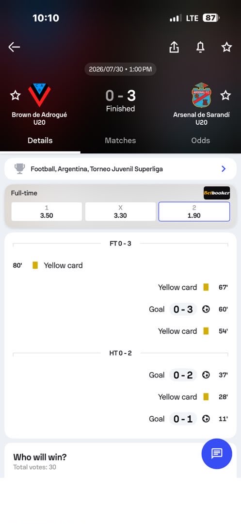 CURRENTGAD's tweet photo. @SportyBet  
Explain why you changed the original scores to what is in the app
Please pay me my money https://t.co/93L9U75IKK