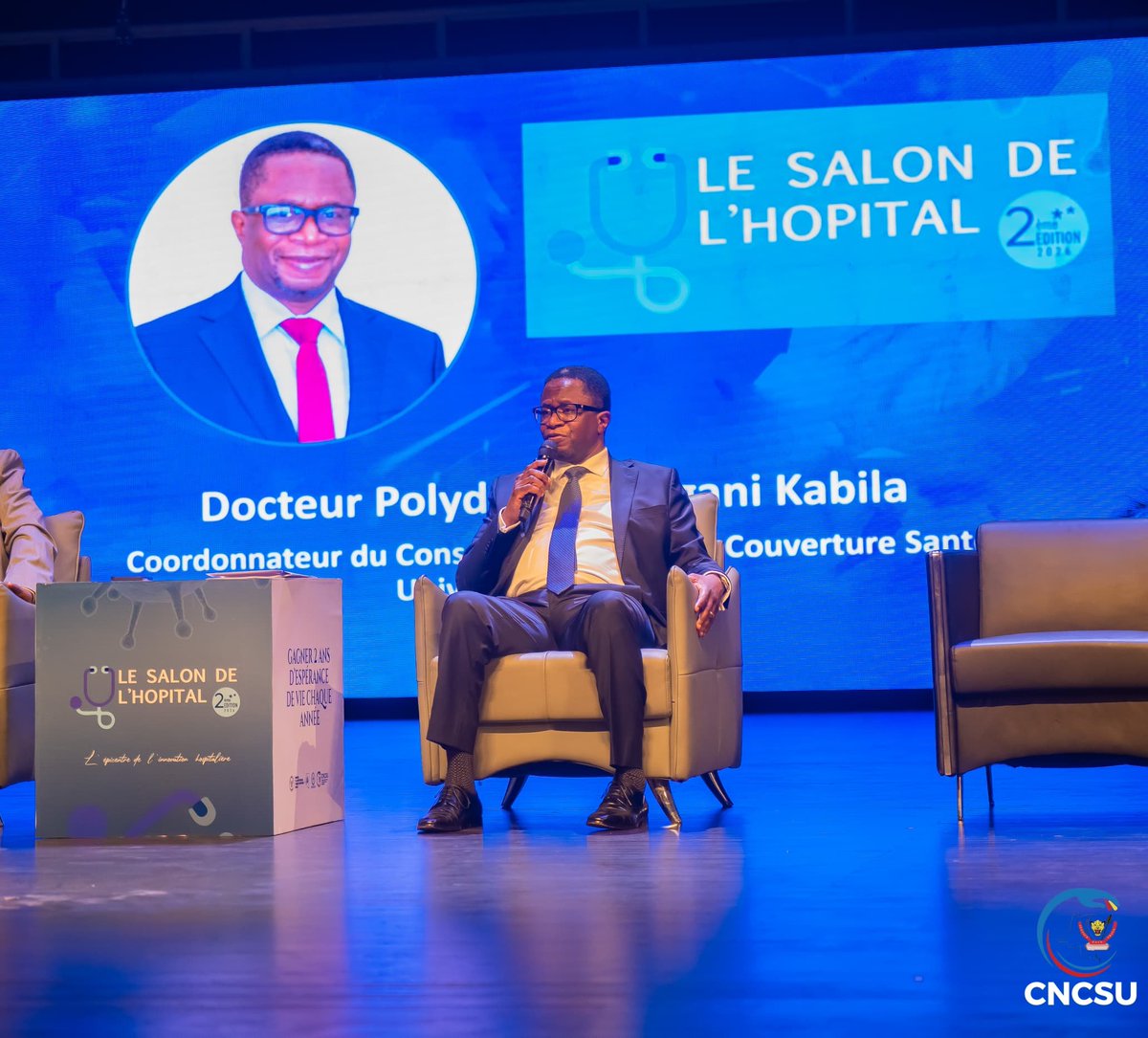 cncsurdcongo's tweet photo. #SalonHopital2026

Le CN-CSU accélère la mise en œuvre de la #CSU avec le futur Paquet des Soins Essentiels, en cours de finalisation, pour mieux prendre en charge les maladies les plus meurtrières en RDC.

« En réduisant le poids de la maladie, nous réduisons la mortalité. Les Congolais vivent plus longtemps, en meilleure santé et deviennent plus productifs », a déclaré le Dr Polydor Mbongani Kabila.

La Taxe de Promotion de la Santé et la future Assurance Maladie Obligatoire renforceront un financement durable des soins.

#SantéPourTous #RDC #CNCSU