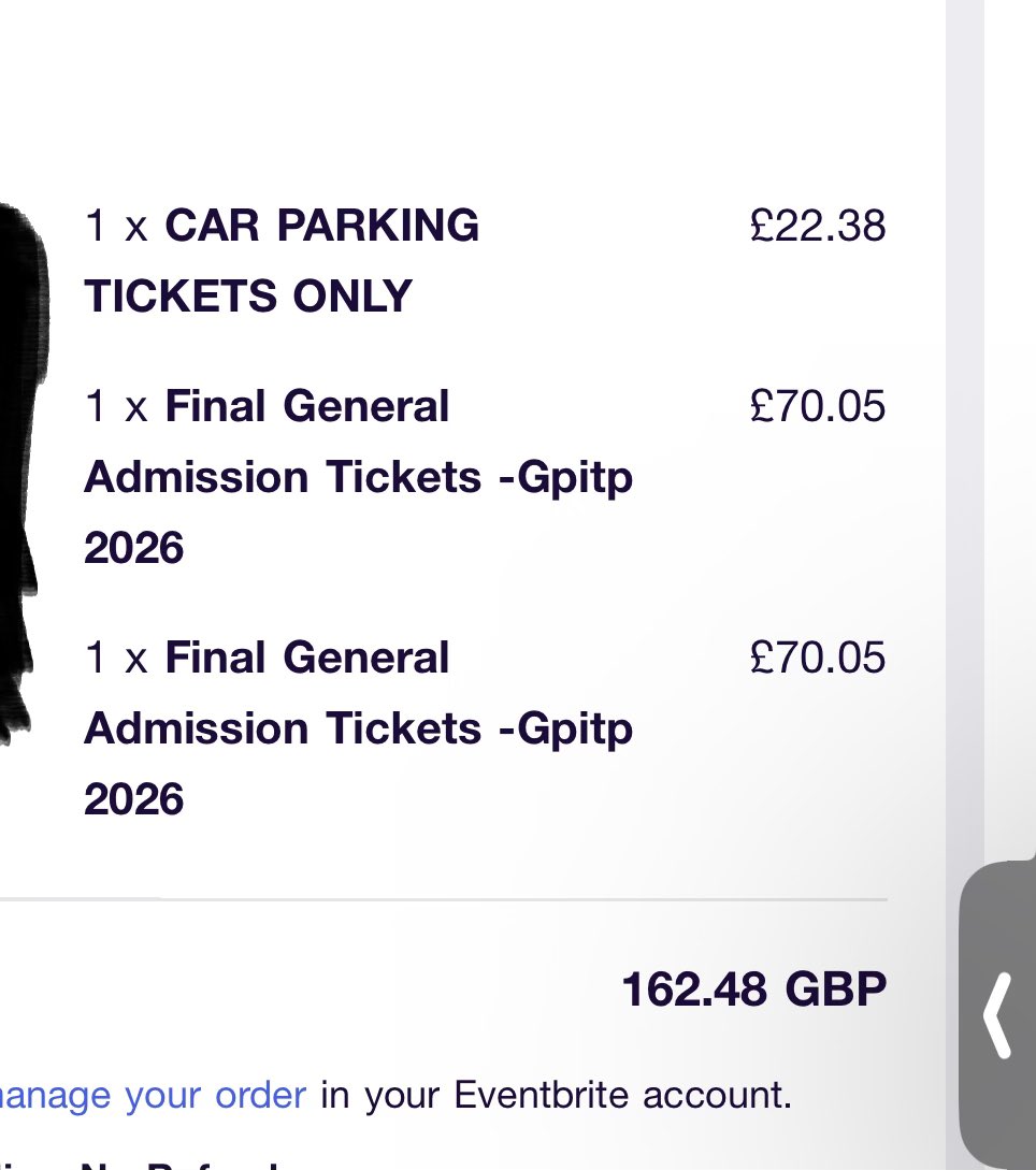 LutherAndoh's tweet photo. @richdudegh_ General admission was previously sold at £33.25 but is now being sold at £70.05, yet people are still purchasing it, so????😊 https://t.co/25iYL5bbBw