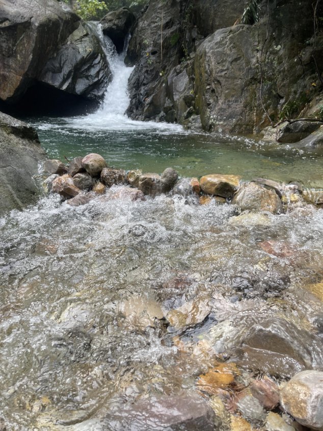 LunarTally's tweet photo. Mountain stream rushing through rocks, green pool clear to the bottom. Waterfall into emerald depths, boulders sending up spray. That natural mountain chill hits right away, a perfect summer escape 💚💦 https://t.co/xKrqgdX6P7
