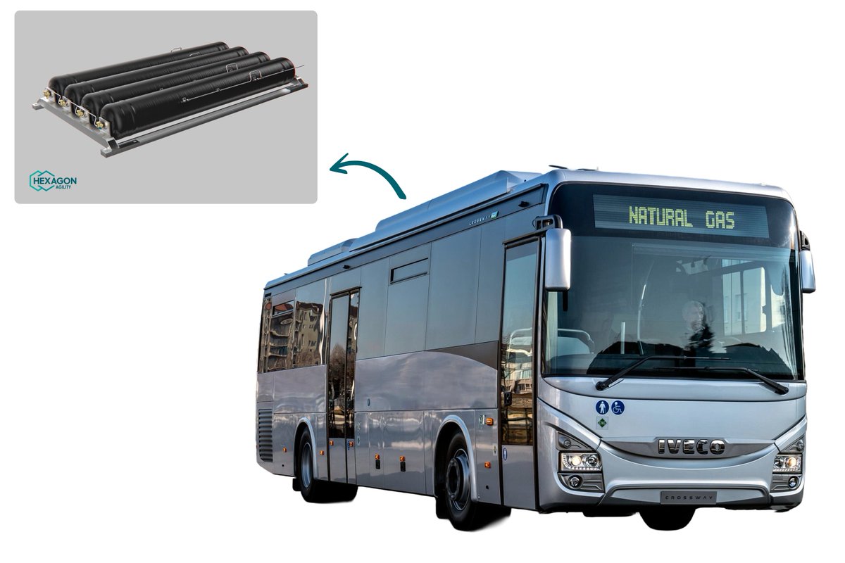 Metanoauto's tweet photo. 🚌 @IVECO Bus, @AgilityFuel sign exclusive global agreement for #CNG fuel systems 
➡️ https://t.co/oMxR0bT7VI
#GreenMobility #GNC #biomethane #cng4 #bus #autobus #hexagoncomposites @ngvitaly @UITPnews @busworld @Bussmagasinet @ivecogroup_ @CNG_FUELS @CNG_Mobility @bus_blickpunkt https://t.co/XkYGpScYSI