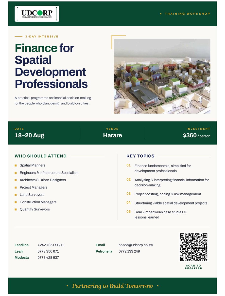 Udcorpzw's tweet photo. , including spatial planners, architects and urban designers, engineers, project and construction managers, land surveyors, and quantity surveyors
#Theudcorpcitizenswant
#partneringtobuildtomorrow https://t.co/JzgHX1z8p0