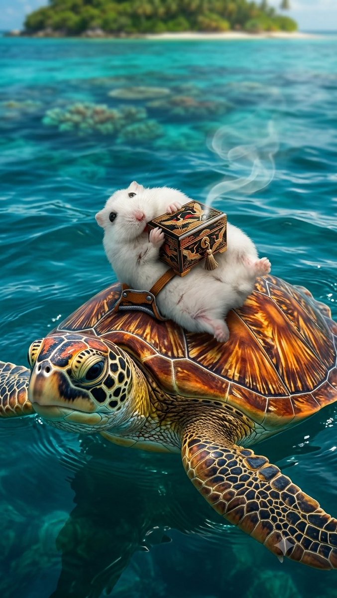 h65227's tweet photo. @02_gogogo 通りすがり失礼しますが、亀を助けたラッコさんです🐢🐹 https://t.co/hKnJgJjTdV