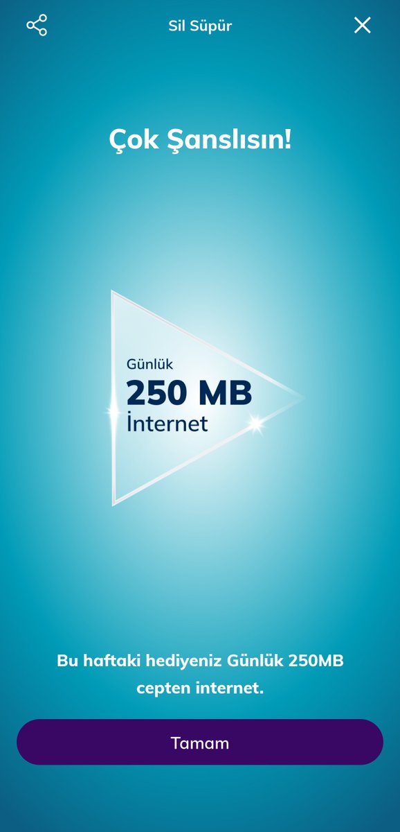 ogeturkhaluk's tweet photo. Çok mu şanslıyım!!!!! @TurkTelekom  @TTDestek 
Hiç verme daha iyi 250MB nedir arkadaş. https://t.co/duTZtH7Bfl
