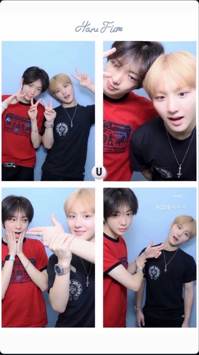 s__tyuki's tweet photo. ねえかわいい😭ヒョンジェ金髪ってことは今日か昨日くらいってことだよね😭😭やばい😭😭 https://t.co/EPWvJNdjA1