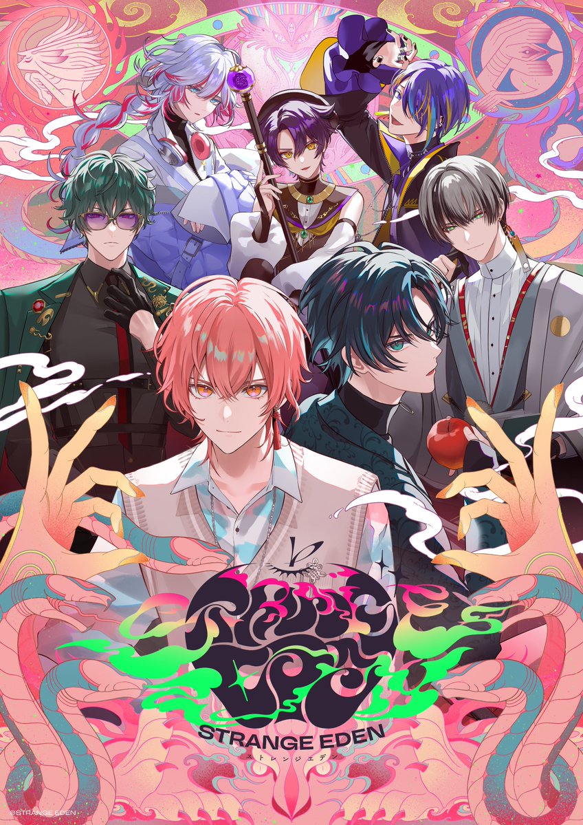 BALCOLONY's tweet photo. 「STRANGE EDEN」キービジュアル・ロゴデザイン、アートディレクションを担当しました。
CL：株式会社THINKR ©STRANGE EDEN https://t.co/LGEppUNUu7