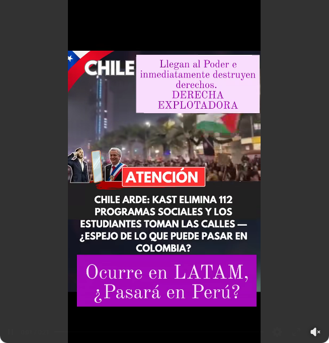 hinmediata's tweet photo. #CarlosBarros
#Urgente. Presidentes de Derecha desestabilizan Derechos en América Latina. ¿PASARA EN PERU? LA DERECJA MAS PELIGROSA QUE LA IZQUIERDA. APLICAN POLITICAS CONTTA EL PAIS… Ver más
https://t.co/1it4x3OGZy https://t.co/VbEHyMLMEi