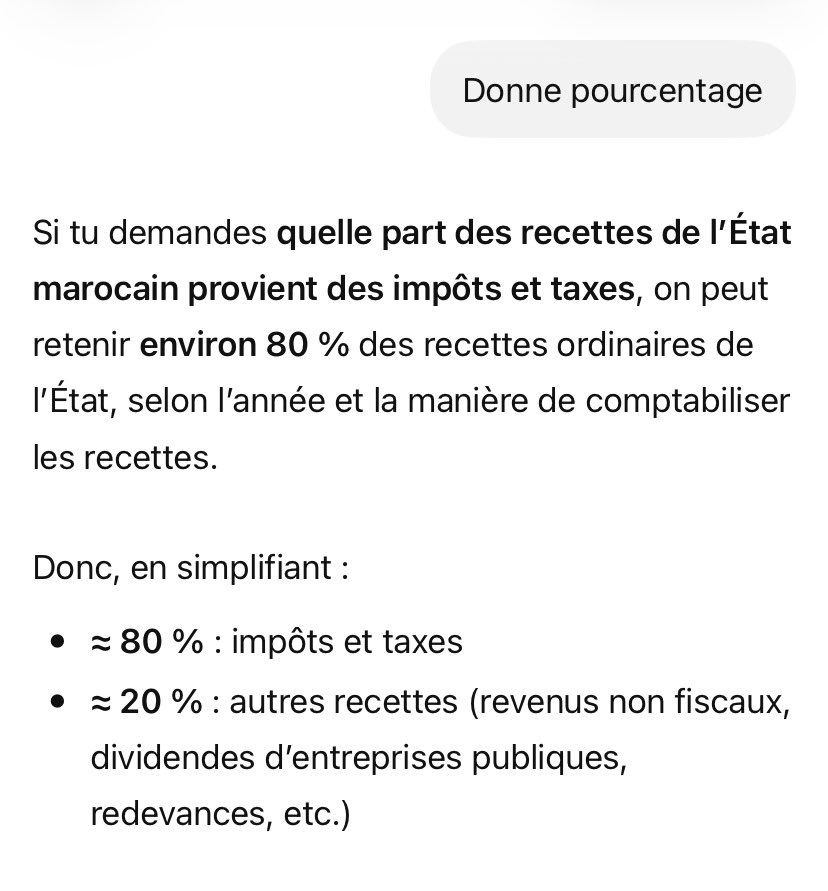 mone676767's tweet photo. @OtmaneOuarhache @odashily Hta wahd makaykhles les impots es entreprises privées dialna kay financiw lblad ☺️ https://t.co/45K6bINTsA