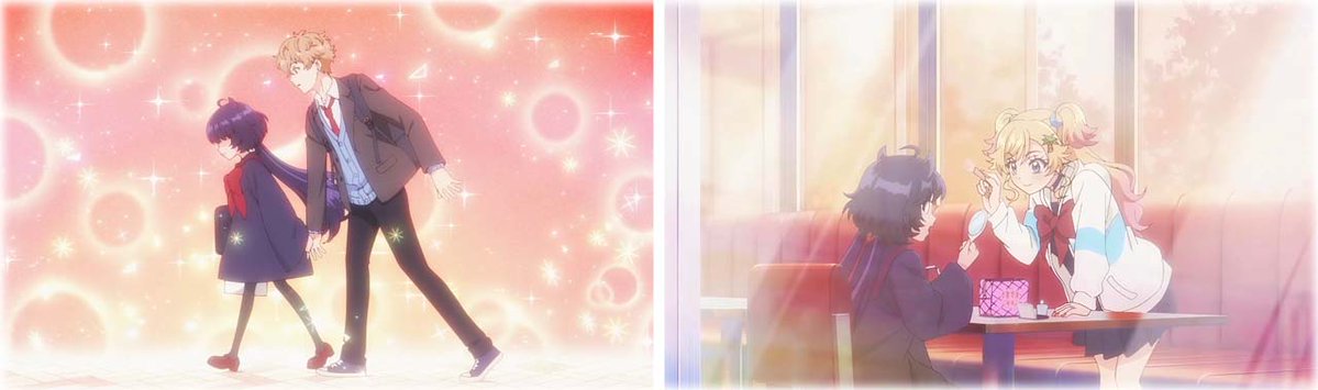 kisaragi_studio's tweet photo. #乙女怪獣キャラメリゼ…5話
らいりーさんに声を掛け 思いを正直に語る黒絵… 
恋が背中を押し 人を変えて行くのがステキ
強いな…素敵な人には理由が…私も頑張ろう…
出会いと恋が 黒絵を眩しい女の子にも 怪獣にもする物語が悩ましい…笑
「今夜も出ると思うから…怪獣」は可愛い告白😊
#アニメリゼ https://t.co/YSt8YJC0eW
