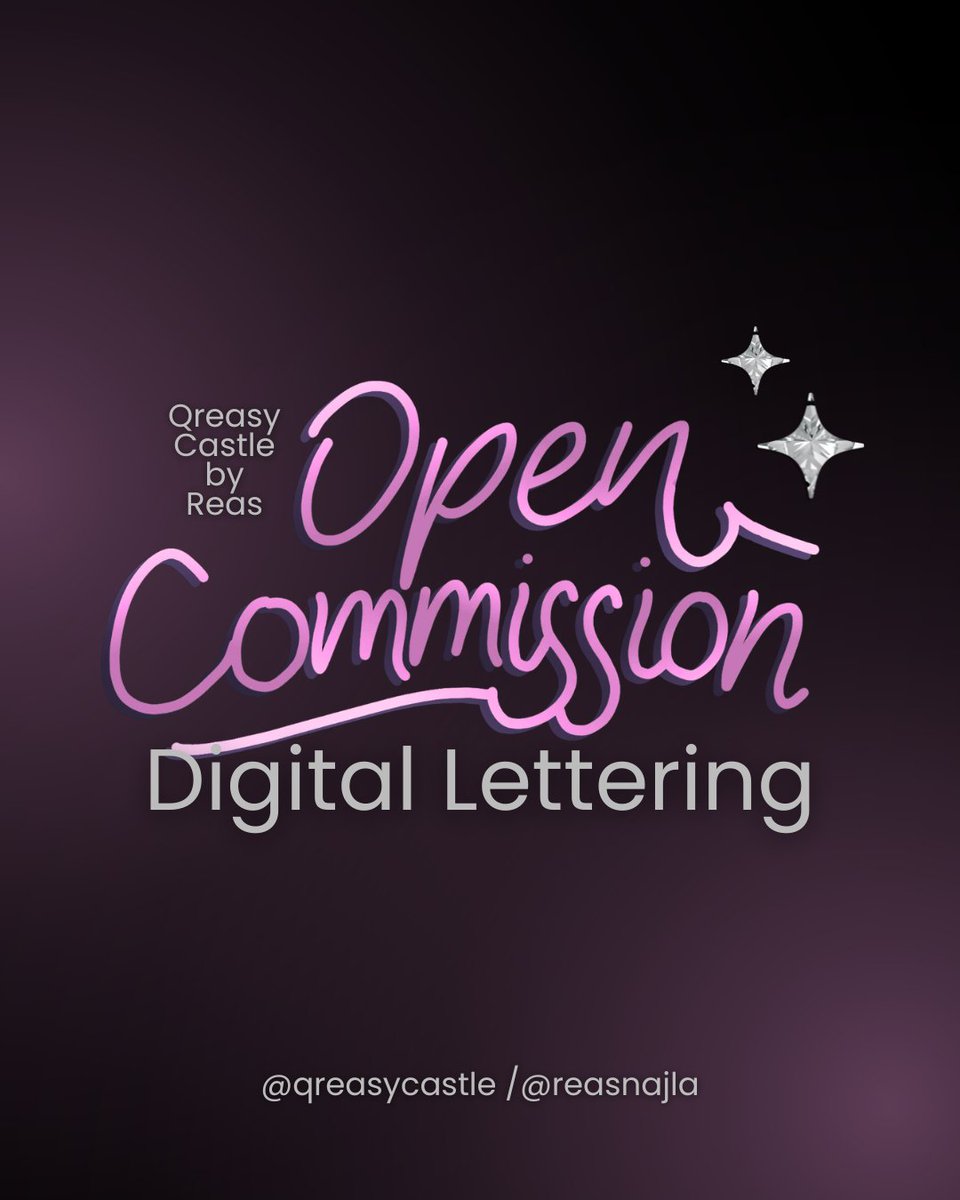 quinalone_'s tweet photo. ✨hi guys, aku open commis buat digital lettering ✒️
BOLEH BANGET TANYA TANYA DULU 
ꉂ(˵˃ ᗜ ˂˵)
jangan ragu hit dm ig ya
#zonauang #zonajajan https://t.co/r4bh2L4z0S