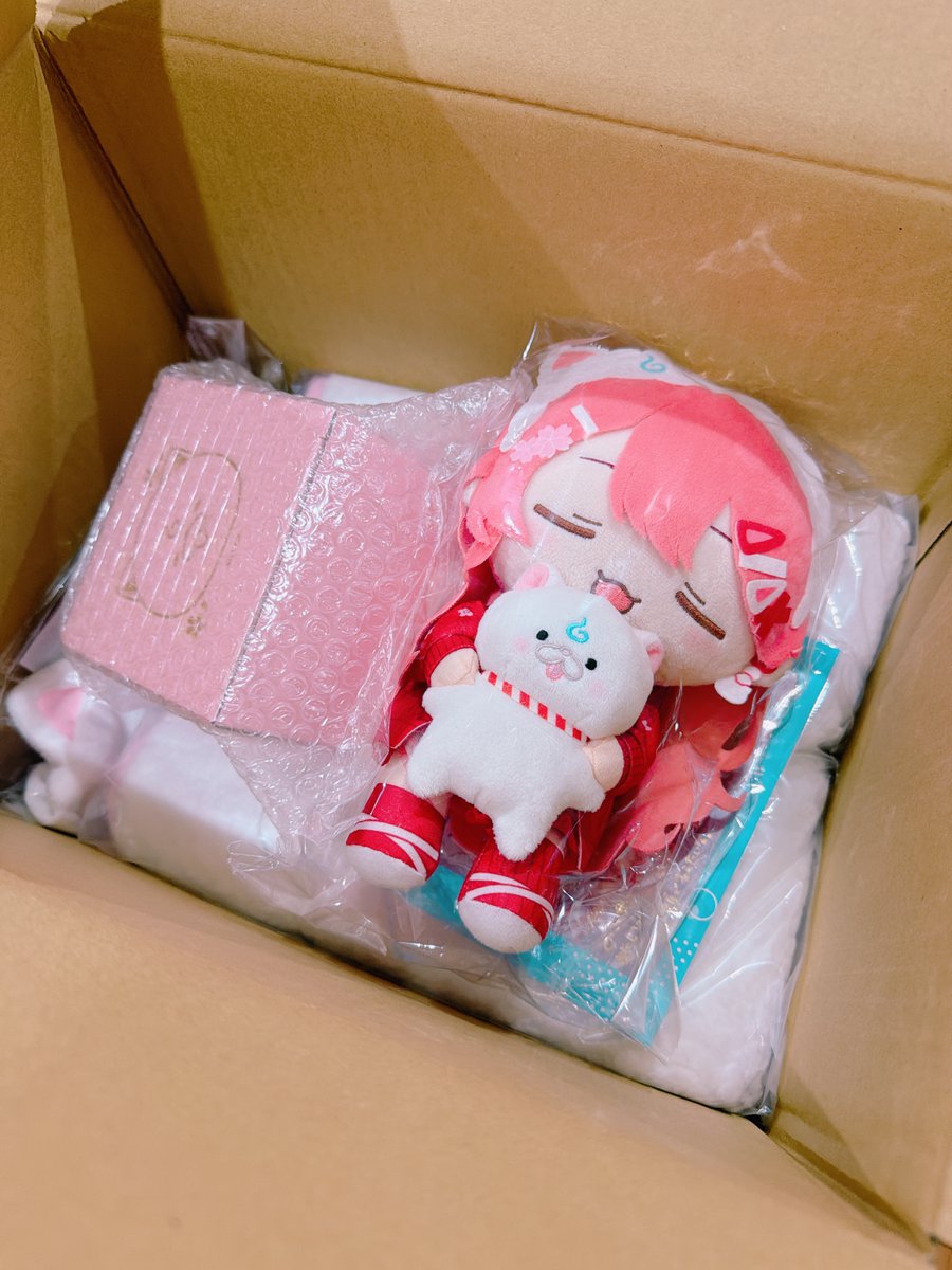 rnk35p's tweet photo. 帰宅したら新衣装グッズ届いてたー！
開けたらこれでｷｭﾝｷｭﾝ🩷
マグカップは追加で1個買っといたけど、ぬいも追加購入しとけばよかったぁ〜🥺
ふわふわブランケット、冬に重宝しそう😊

#みこち届いたぞ https://t.co/tbCFKKkAX0