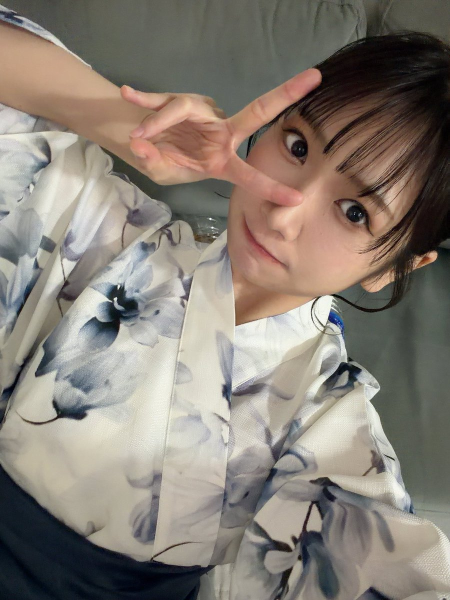 sayapen777's tweet photo. 浴衣試着！(自撮りで反転してる〜🥺) https://t.co/oYEWhzhuBf