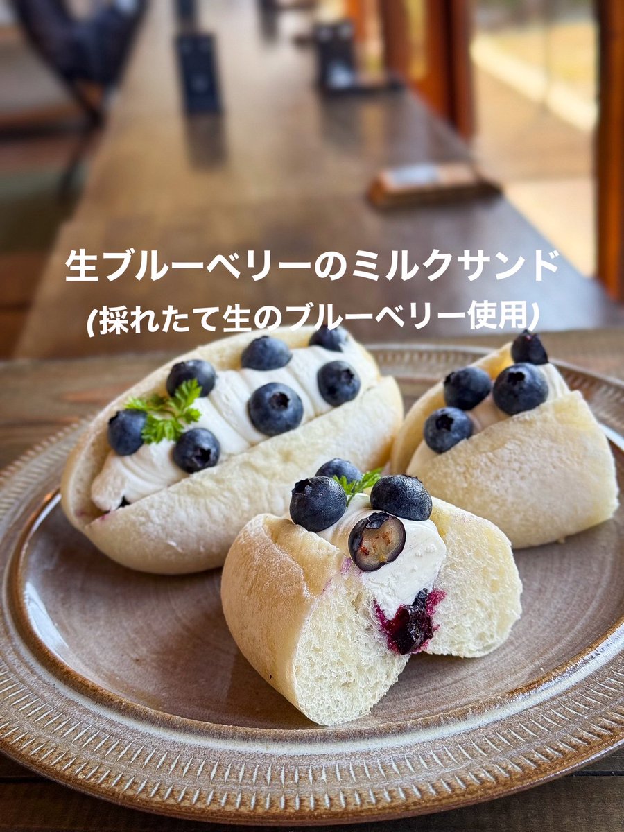 YPainfuk's tweet photo. ★8月スタート！週末土曜8:00オープンです👏★
⁡
さて今週は
夏休み特別企画パート2
ということで、
⁡
🫐福岡県産、弾ける果実
採れたてフレッシュなブルーベリー！
⁡
⭐️毎回大反響いただいております
暑く、熱く、厚く御礼スコーン！
⁡ https://t.co/UTq8Yc6oMj