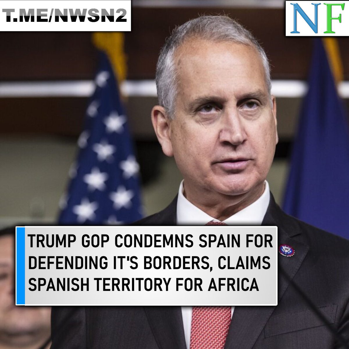 northwestobserv's tweet photo. The Trump GOP has condemned Spain for seeking to protect it's borders against a invasion of Africans. Representative Mario Díaz-Balart also claimed that parts of Spanish Territory were part of Morocco
FULL TEXT IN SECOND IMAGE.
IG: Northwest_Observer 
NWF: https://t.co/AHY5cD1MZQ https://t.co/tlTwOmVkb7