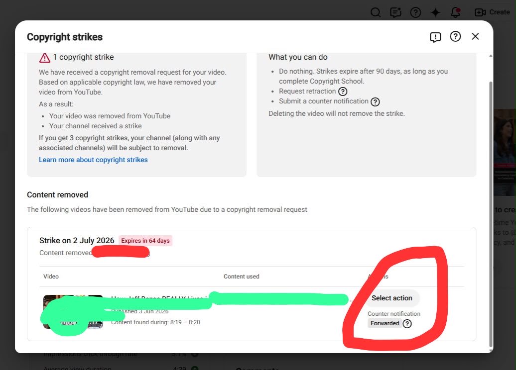 JakeAndery's tweet photo. A competitor hit one of my videos with a copyright strike. The funny part is that the clip they claimed was only a couple of seconds long, and the video was heavily transformed.

Instead of panicking, I followed the exact process I’ve refined over the years.

I’ve successfully resolved copyright strikes from FIFA, Disney, and multiple competitors.

Most creators don’t realize that even content they believe is transformative can still receive a copyright strike.

The difference isn’t luck—it’s knowing how to respond.

I documented my entire process in a step-by-step PDF.

Comment “STRIKE” and I’ll send it to you for free.
