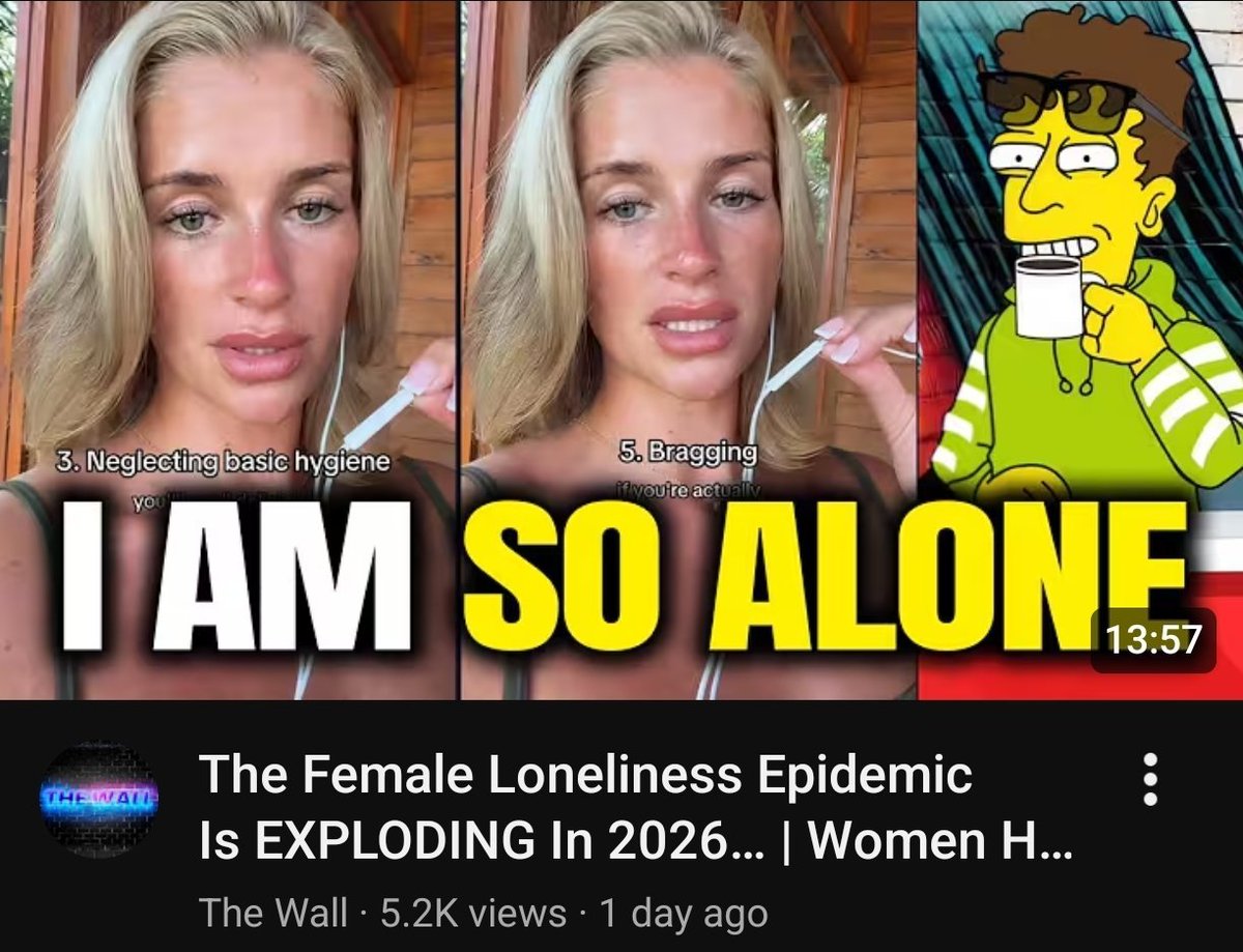 Shen_X67's tweet photo. @jean_carmichael @moidsexposed Does this looks like "keeping it to themselves". Bruh hundreds of women are crying all over the social media about their loneliness &amp; begging men to date them. Men don't do that btw.

That's why most people believe female loneliness epidemic is way bigger and brutal. Cope harder https://t.co/LIzHSzMJdd