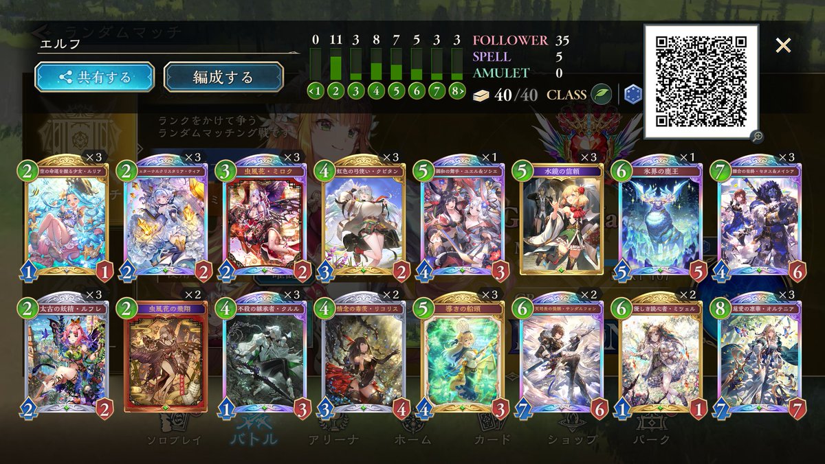 Terusumo_sv's tweet photo. エルフ1位きたー！
2コスは3種が好み。リコリス強め、鹿王は回復積みたいならギルネより少し強いかなくらいの評価 https://t.co/P5ytBd8KFi
