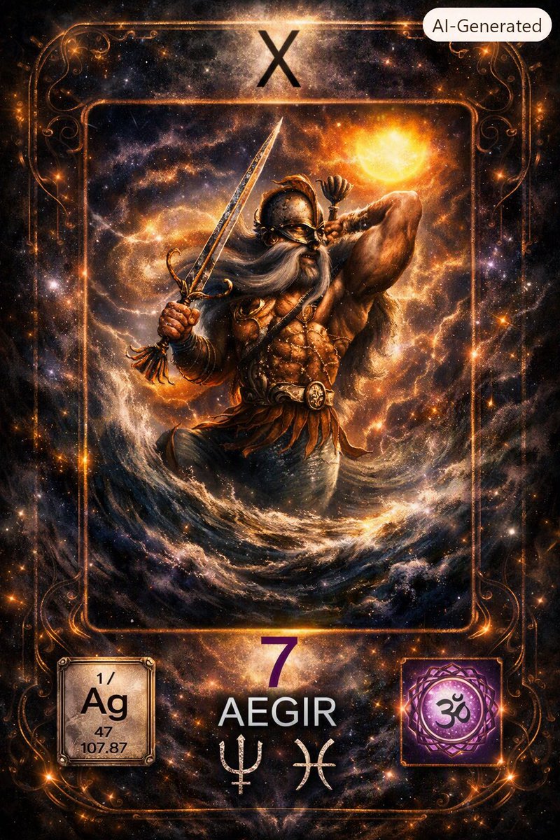 WinderGarzon's tweet photo. 🌊 Arcano 7 – Aegir | El Espíritu que une la Ciencia y la Metafísica

 Aegir consiste en equilibrar la razón con la intuición, el conocimiento con la sabiduría y la materia con el Espíritu.

#Arcano7 #Aegir #Tarot #Runosofía #Numerología

https://t.co/zfpTAFB2FB https://t.co/wNH7QctvkQ