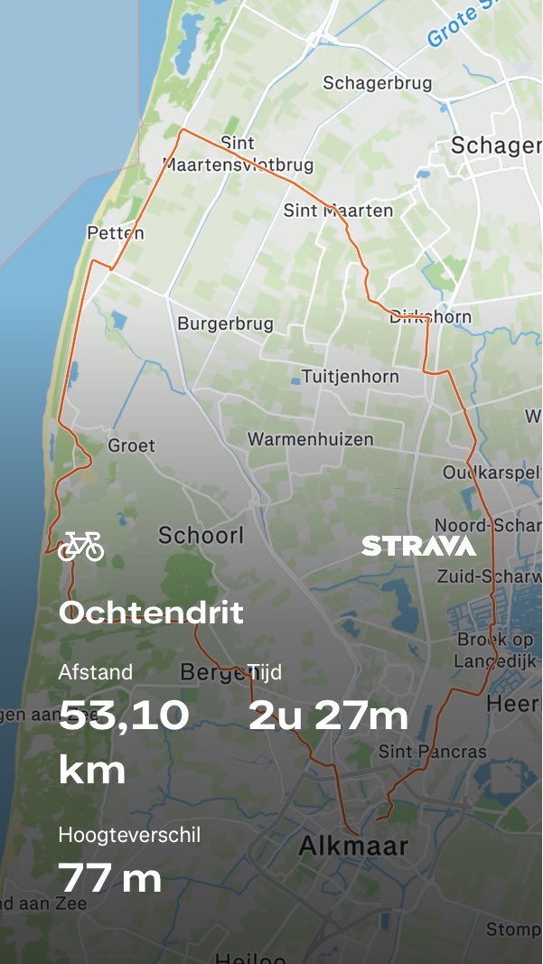 MartinStoker's tweet photo. Mooi ritje in de ochtend. #tenways https://t.co/GsTmVTh1BV