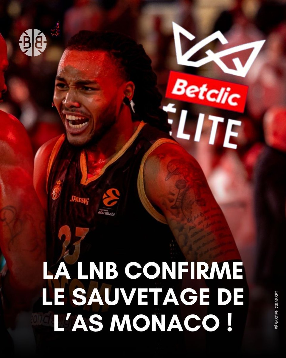 Be_BasketFr's tweet photo. 😮‍💨 Président de la LNB, Philippe Ausseur confirme que l'AS Monaco est sauvée !  

🇲🇨 La Roca Team pourra bien s'aligner en #BetclicÉLITE en 2026/27. 

🗣️ "Cette sortie par le haut est une bonne nouvelle pour le basket français !"

💬 Son interview : https://t.co/uSKecghk09 https://t.co/hAgf4iqU3i