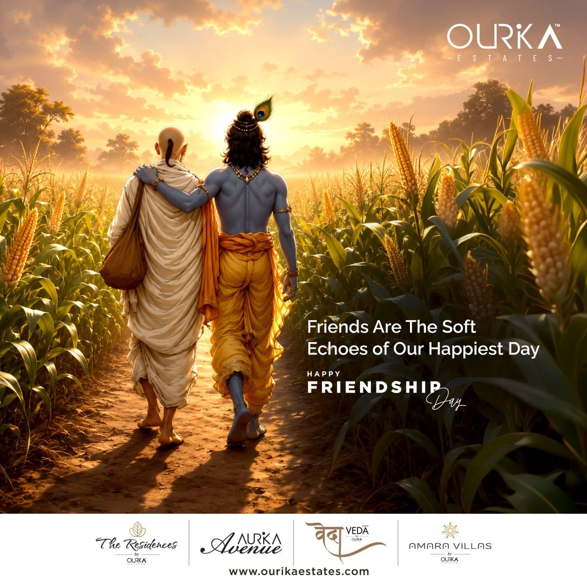ourikaestates's tweet photo. Every friendship leaves behind moments that quietly shape who we become. From carefree laughter to unwavering support, these are the connections that make every journey a little brighter and every celebration a little more meaningful. #FriendshipDay #TogetherForever https://t.co/U6zllv4BhA