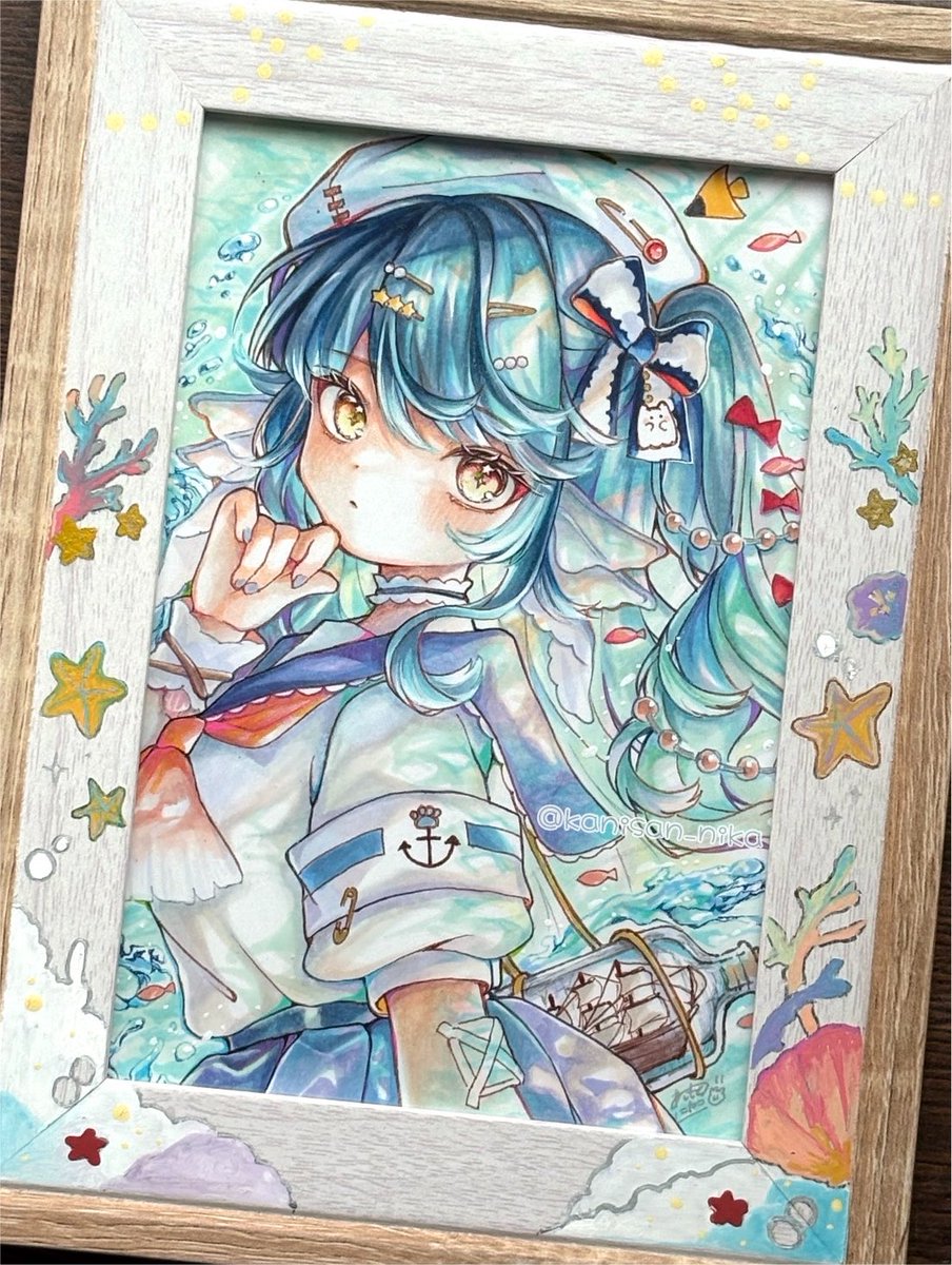 kanisan_nika's tweet photo. 『 🪸泡沫メモリー🫧 』

#ラブコピ展5 https://t.co/tuwz9JiU5F