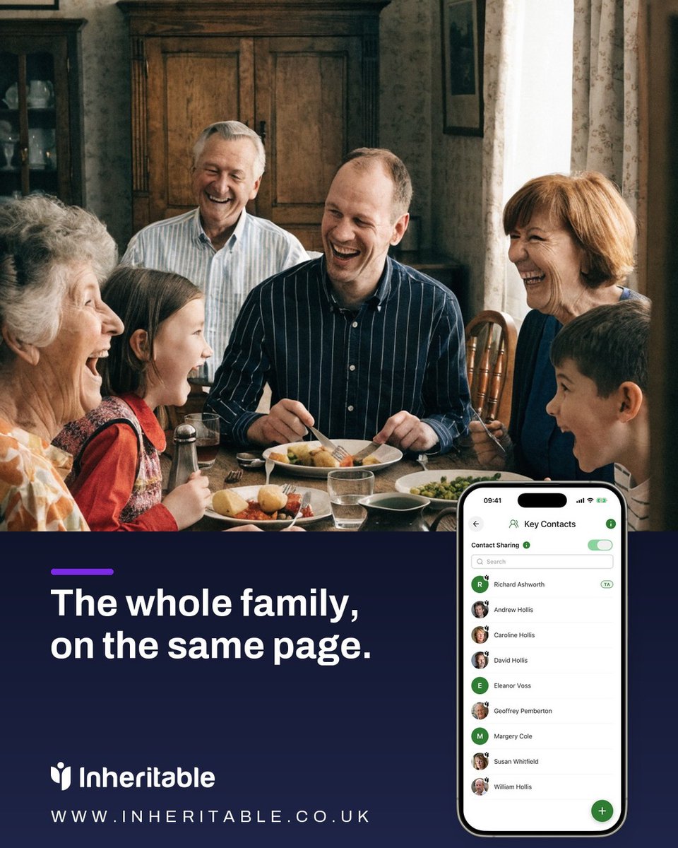 inheritableapp's tweet photo. Guardian Status and organised records take a real weight off the people who care - clear information, clear contacts and no frantic searching in difficult moments. Learn more at https://t.co/UFBfsfSUpV - free to get started.
Learn more: https://t.co/YUgJrkFCbQ
#Inheritable #Caregiving #CarersUK #FamilyCare