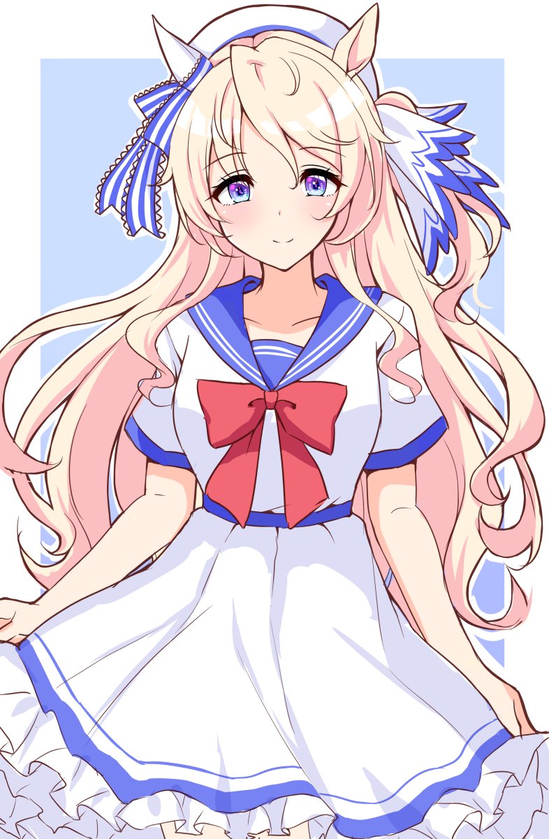 yuki_ya__'s tweet photo. 夏っぽくセーラーワンピのピサちゃん https://t.co/QsxosREaS9